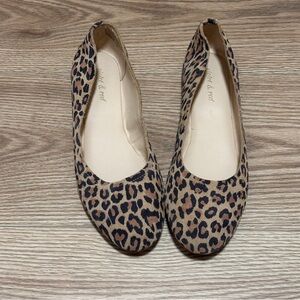 Leopard Print Flats by violet & red